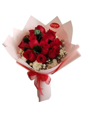 ROUND LOVE X 12 ROSAS